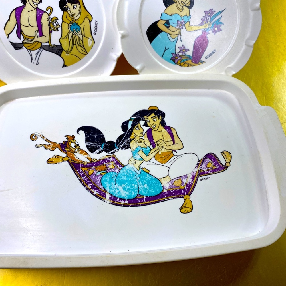 Disney Store Exclusive Vintage 90’s Aladdin & Princess JasmineTea Set - Picture 8 of 14